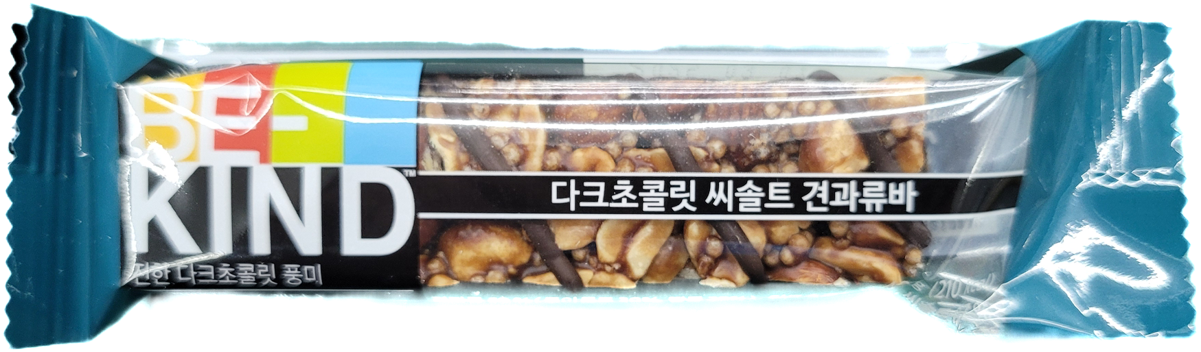 [초콜릿바] 비카인드 다크초콜릿 씨쏠트 견과류바 40g X 6개(1박스) : 편구대장