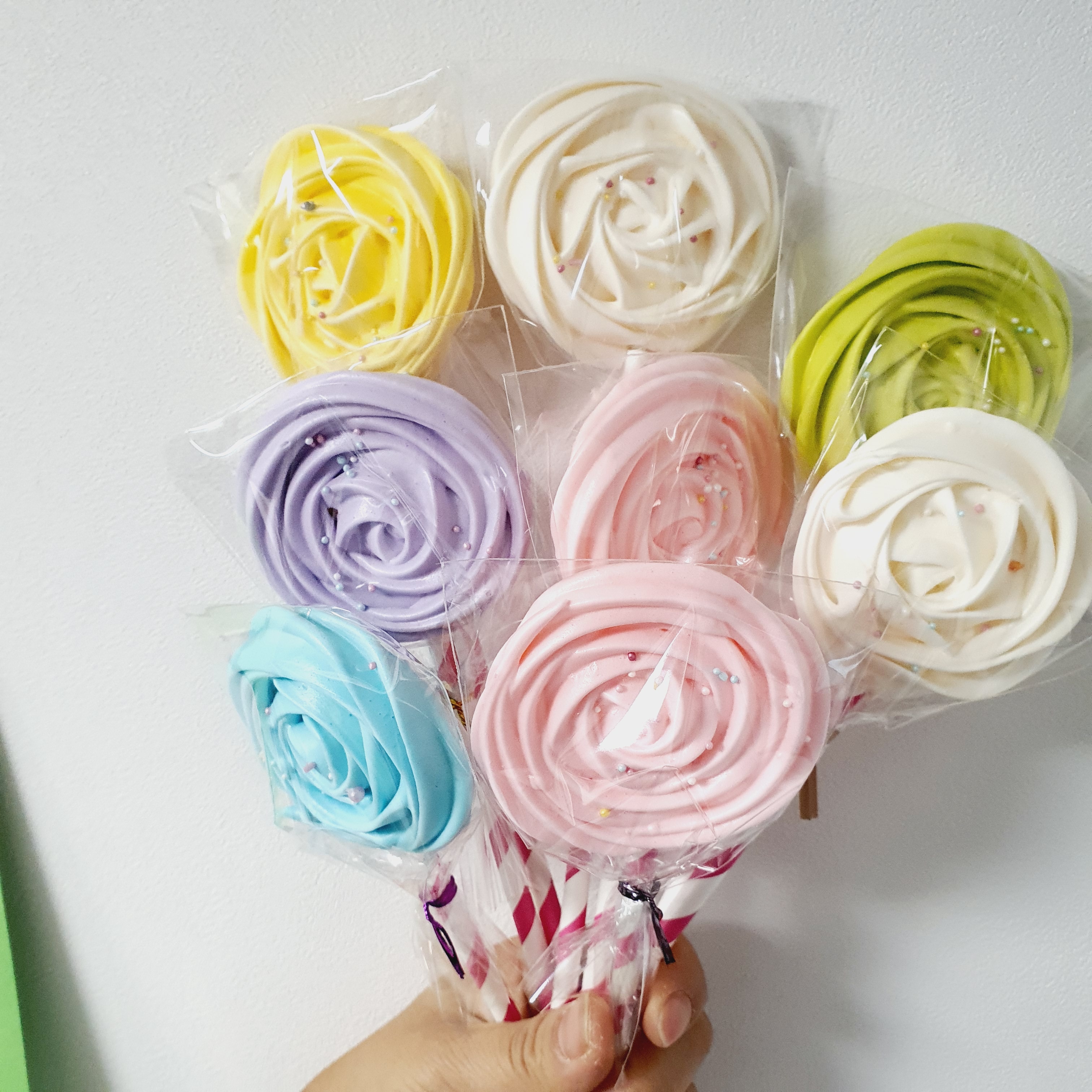 머랭쿠키(꽃머랭) : 하얀맘의까까공방