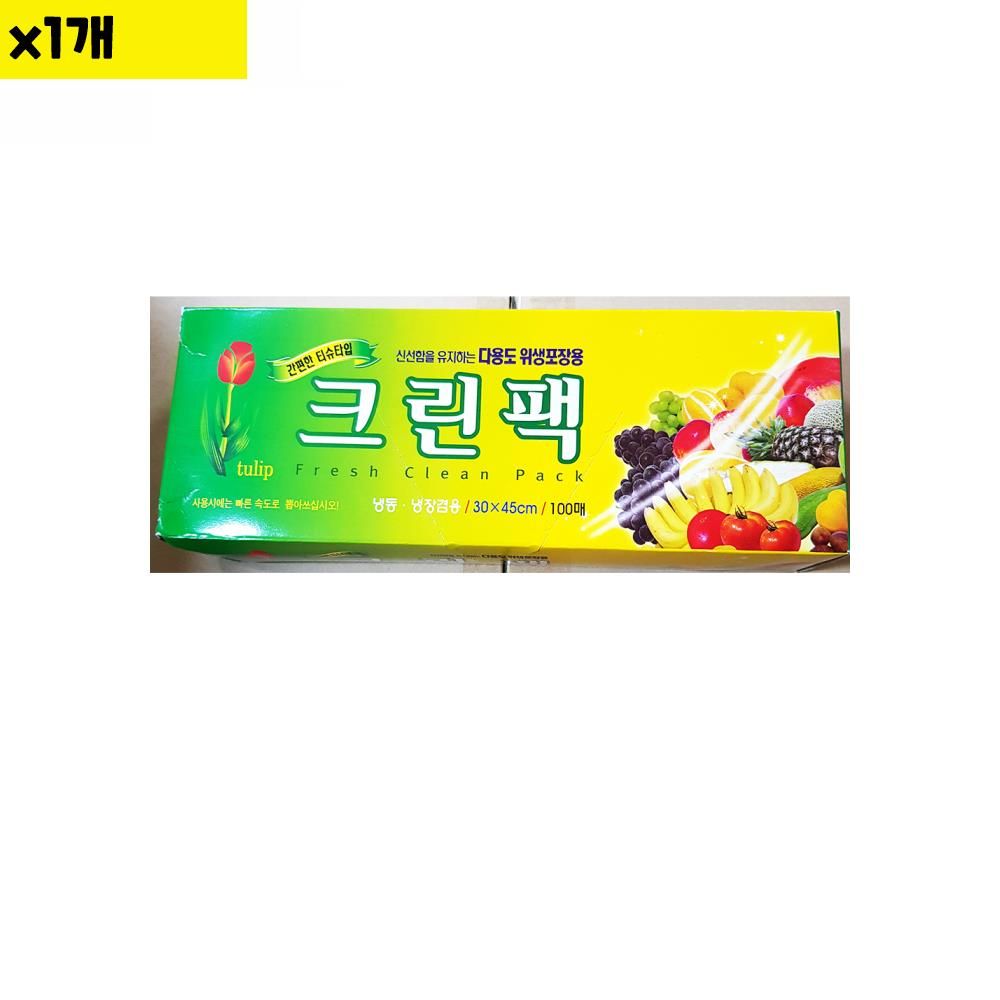 크린팩 우진 대 30x45 100매 식자재 용품 비품 크린팩/우진크린팩대/위생백/비닐/가정용/업소용/식당/음식점/분식집/주방/대용량/식자재도매... 
