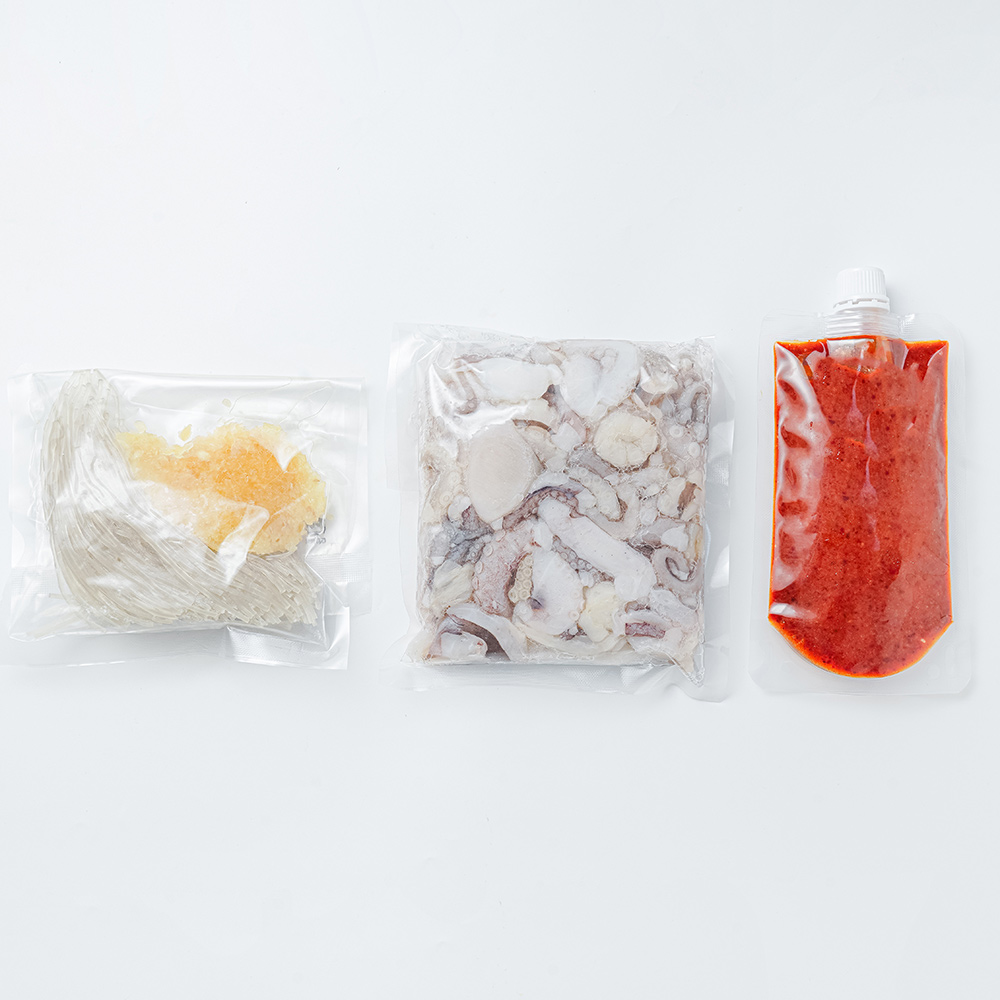 매콤 낙지볶음 간편 밀키트 2인분 700g 캠핑 술안주 매운 양념 조방할매낙지 : 김씨언니마켓