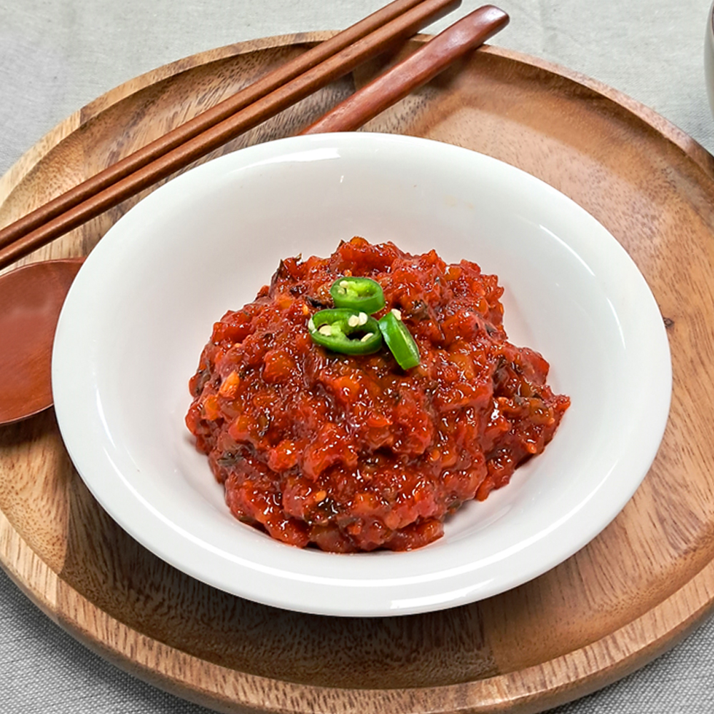 국내제조 비빔낙지젓 낙지젓갈 500g 1kg : 수복 젓 상회