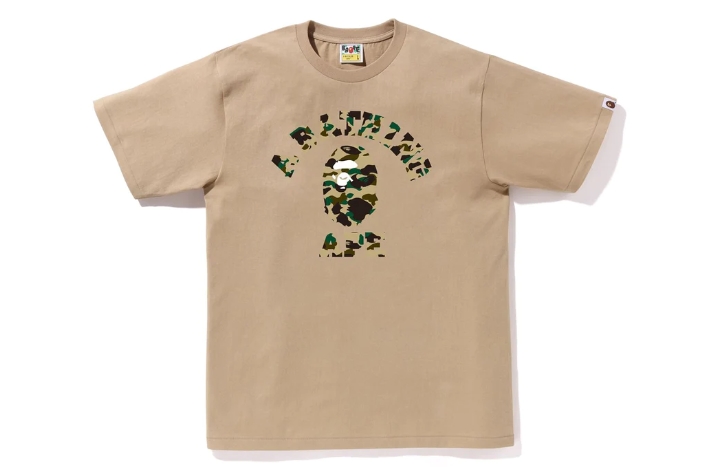 [베이프정품] 반팔티 퍼스트카모 컬리지 티 BAPE 1ST CAMO COLLEGE TEE : 재팬베이프스토어