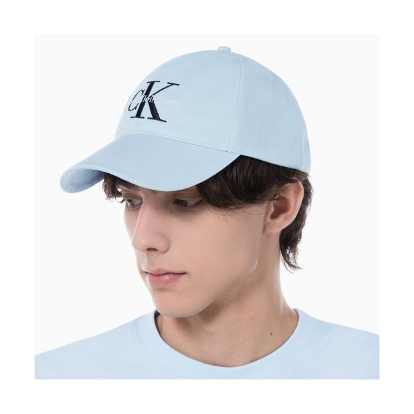 캘빈클라인 CALVIN KLEIN JEANS 남녀공용 스카이블루 CKJ 모노그램 볼캡 HX0339 494 : 코코-시크