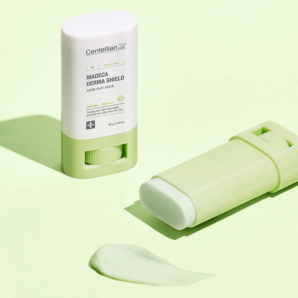 동국제약 센텔리안24 마데카 더마 쉴드 세이프 선스틱 18g x 2개 SPF 50+ : 동국제약 센텔리안24