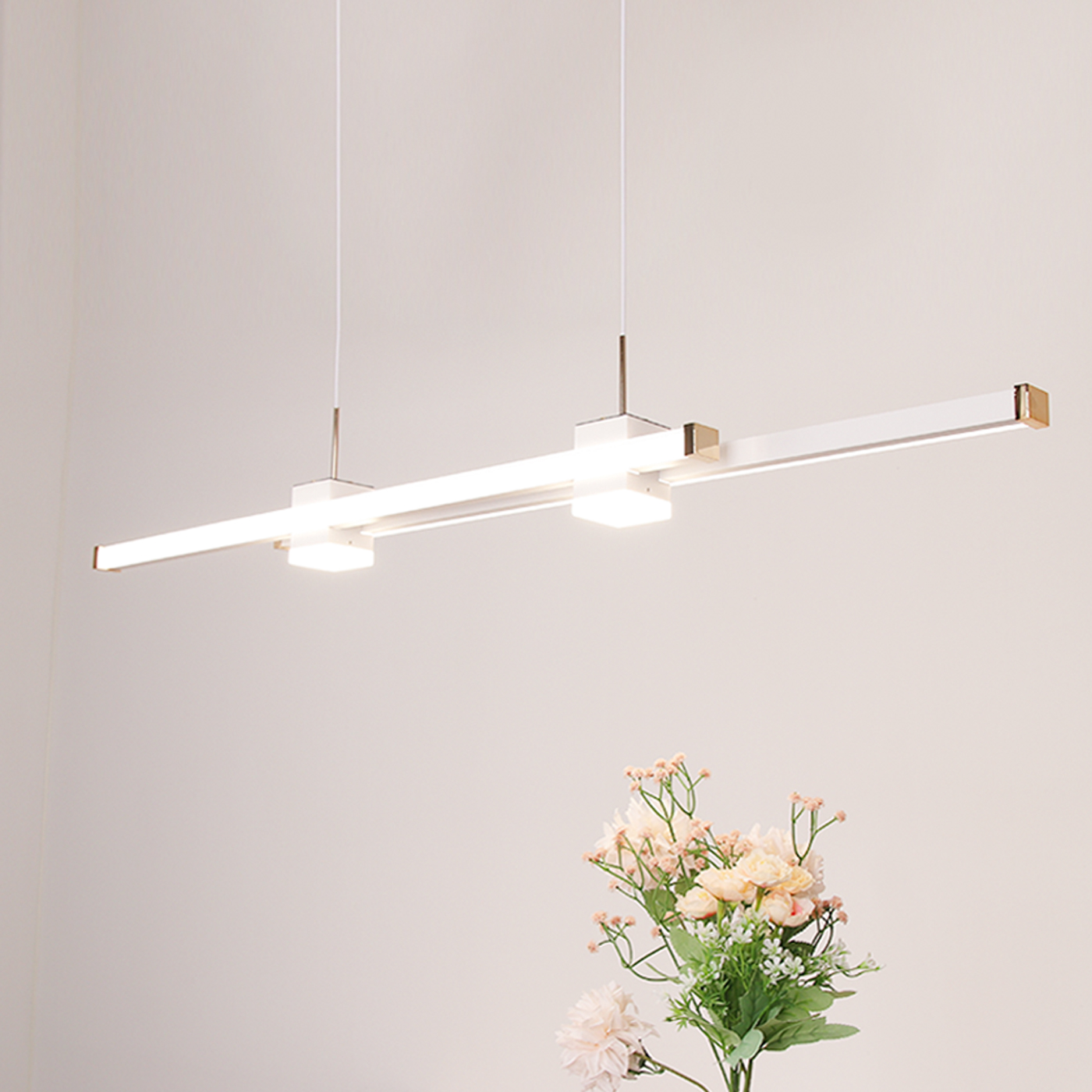 LED 리스틱 모던인테리어 식탁등 라인조명 6인 식탁 포인트등 40W : 라이팅플래너
