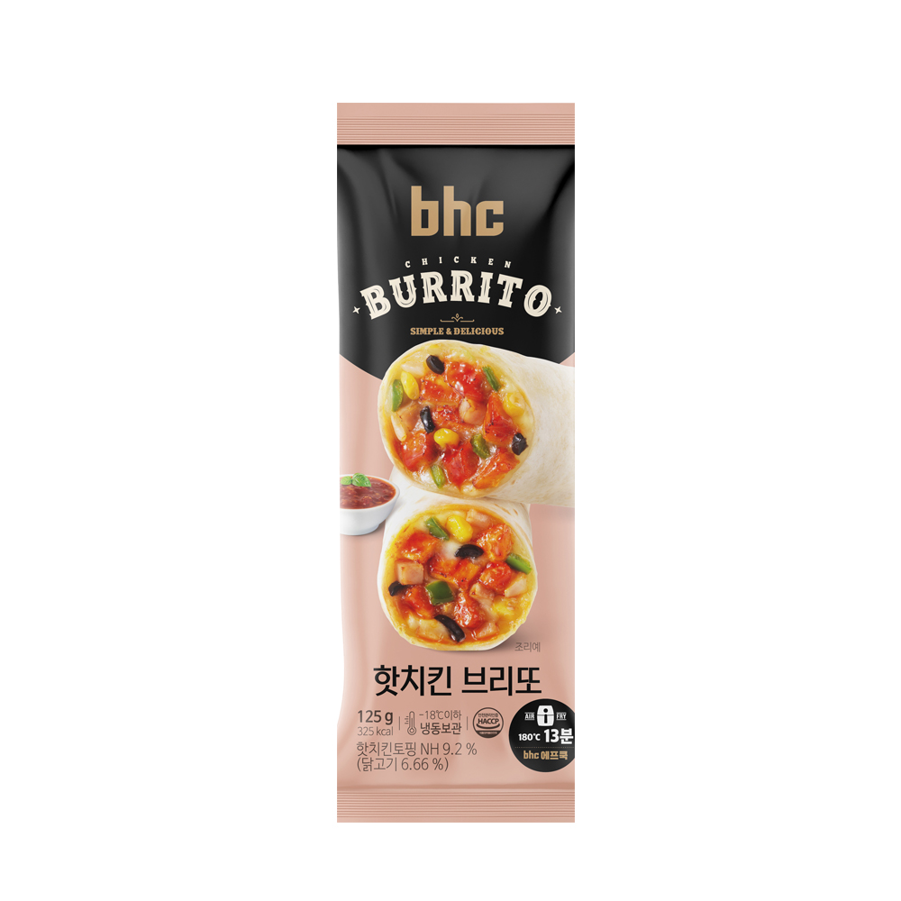 bhc 핫치킨 브리또 x 1개 : 주식회사 비에이치씨