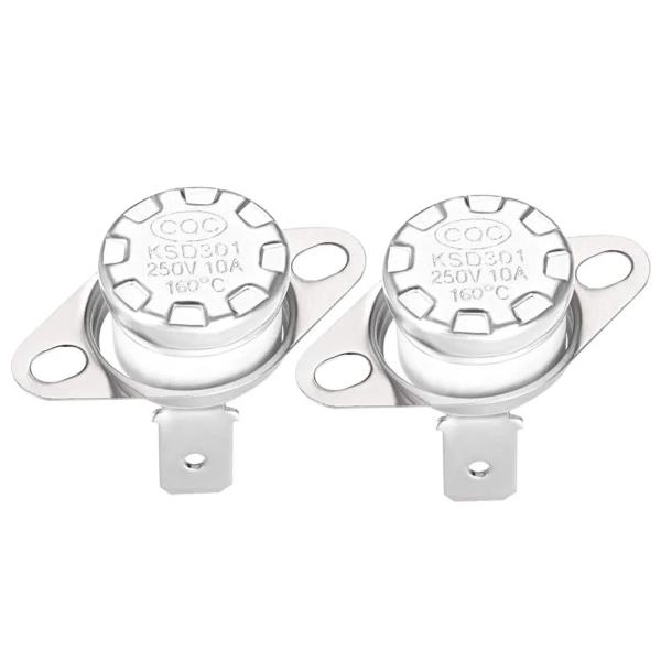 컴퓨터 온도  열 제어, KSD301 160 °C 정상 폐쇄 250V 10A : procorporation