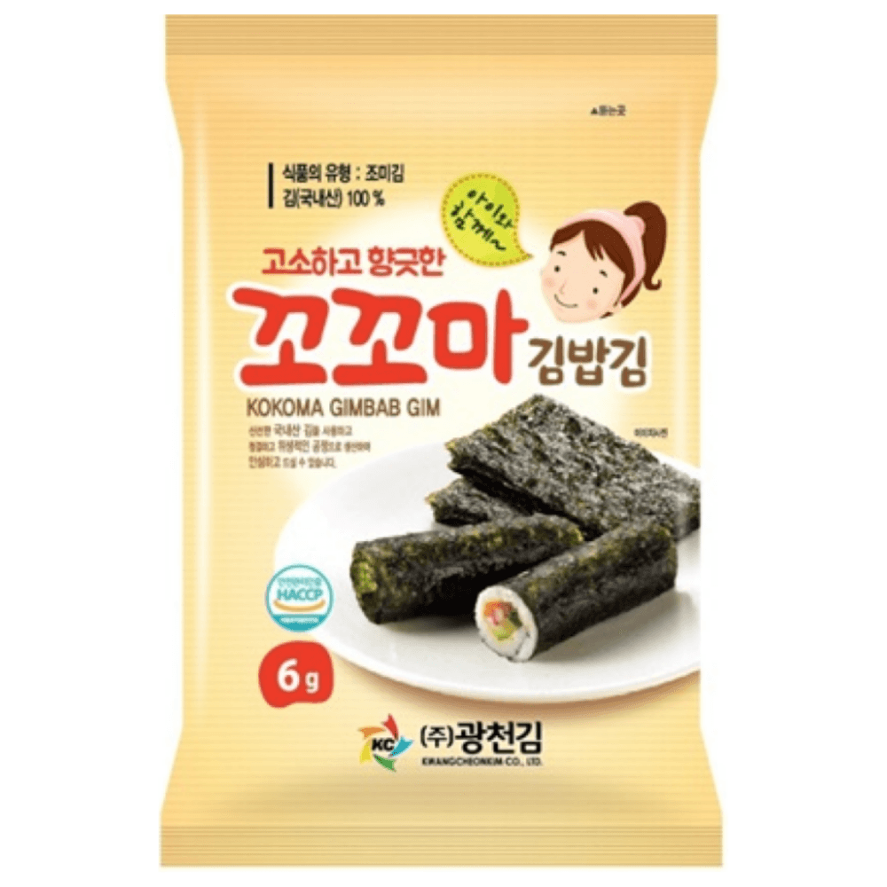 꼬꼬마 김밥김 18G 6G X 3개  광천김 : 리바이 마켓