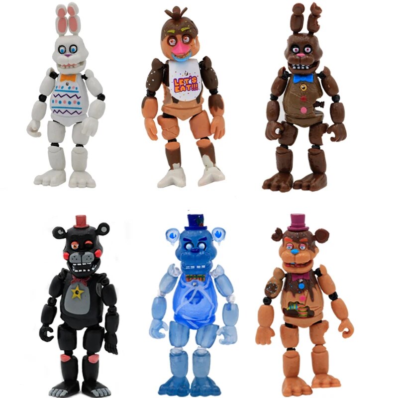 토이스토리 피규어 할로윈 프레디 나이트메어 파즈베어 보니 액션 세트 Fnaf 플라스틱 장난감 5 개 : kongkongcom
