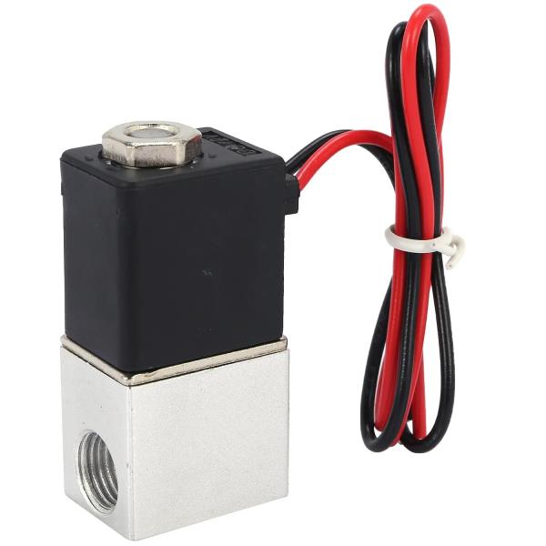 물공기 가스용 솔레노이드 밸브, 양방향 정상 폐쇄, 직접 작동 공압 DC12V, 1/4 인치 : procorporation
