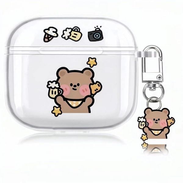 Yivenbarity Case Compatible with Pro 2 Cute Kawaii Bear Design Headphone for Girls Kids WomenSoft  곰 : 제이앤비컴퍼니st