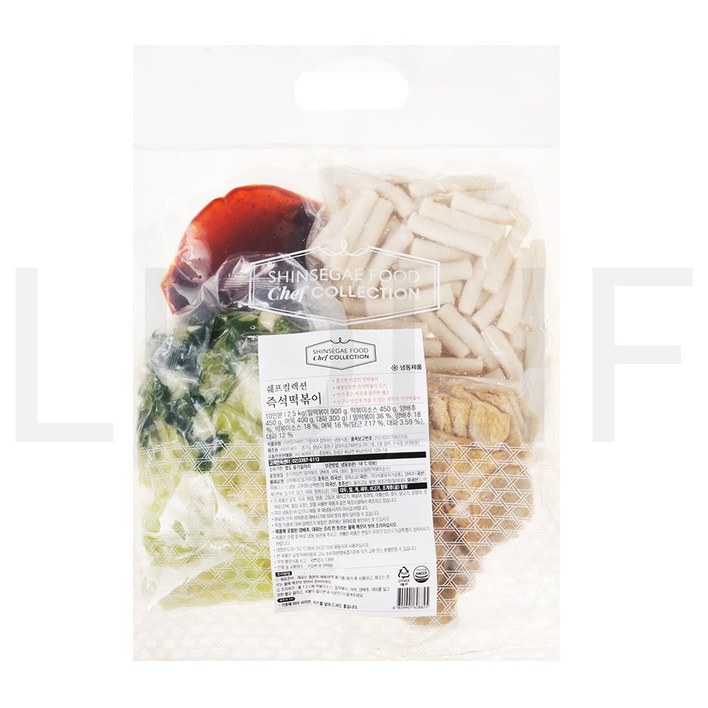 쉐프컬렉션 떡볶이 즉석떡볶이 10인분 (냉동) : SUPER SALE