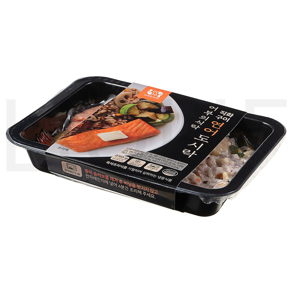 어부의식탁 도시락 직화구이 연어도시락 (냉동), 250g, 3개 : SUPER SALE