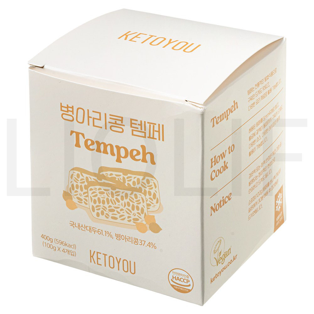 키토유 기타냉동/간편조리식품 병아리콩 템페 (냉동), 400g, 1개 : SUPER SALE