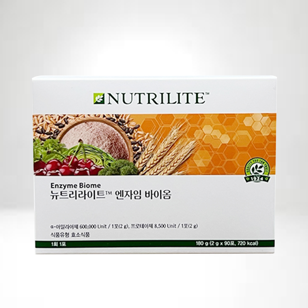 암웨이 뉴트리라이트 엔자임 바이옴(90포) 곡물맛 효소식품 : 좋은날1