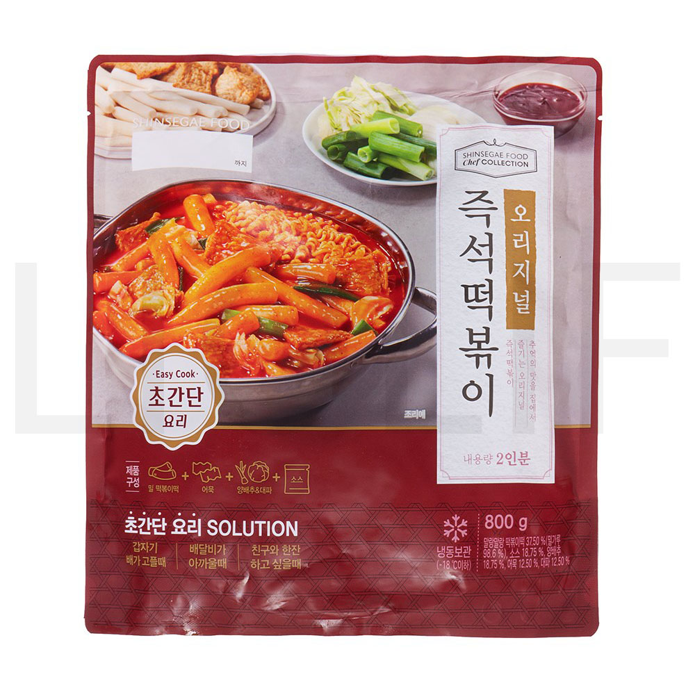 쉐프컬렉션 떡볶이 오리지널 즉석떡볶이 (냉동), 800g, 1개 : SUPER SALE