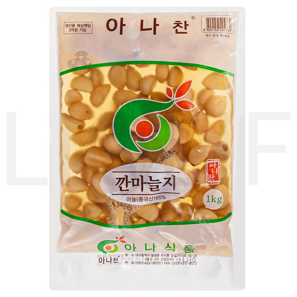 아나 장아찌 깐마늘지, 1kg, 1개 : SUPER SALE