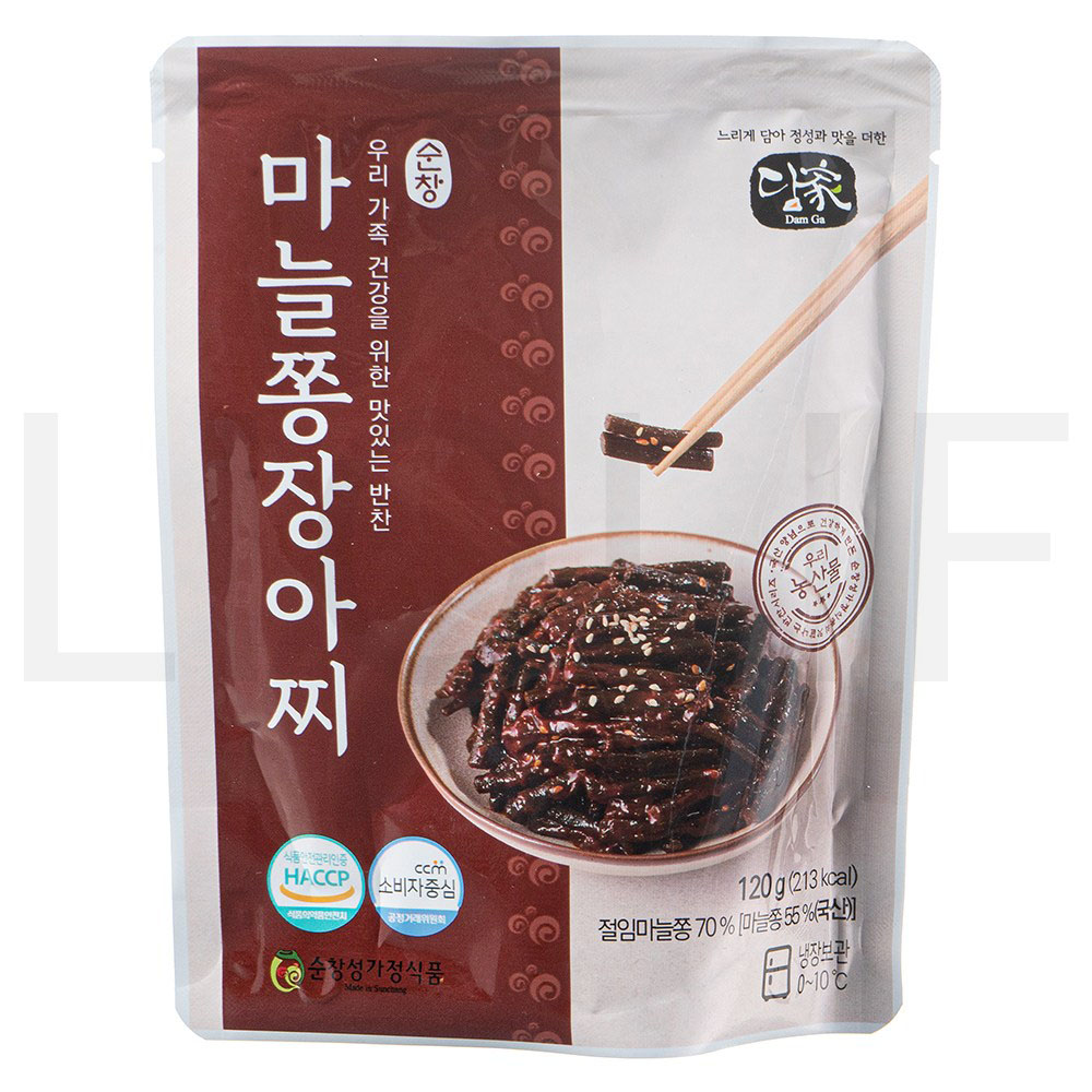 담가 장아찌 마늘쫑장아찌, 120g, 1개 : SUPER SALE