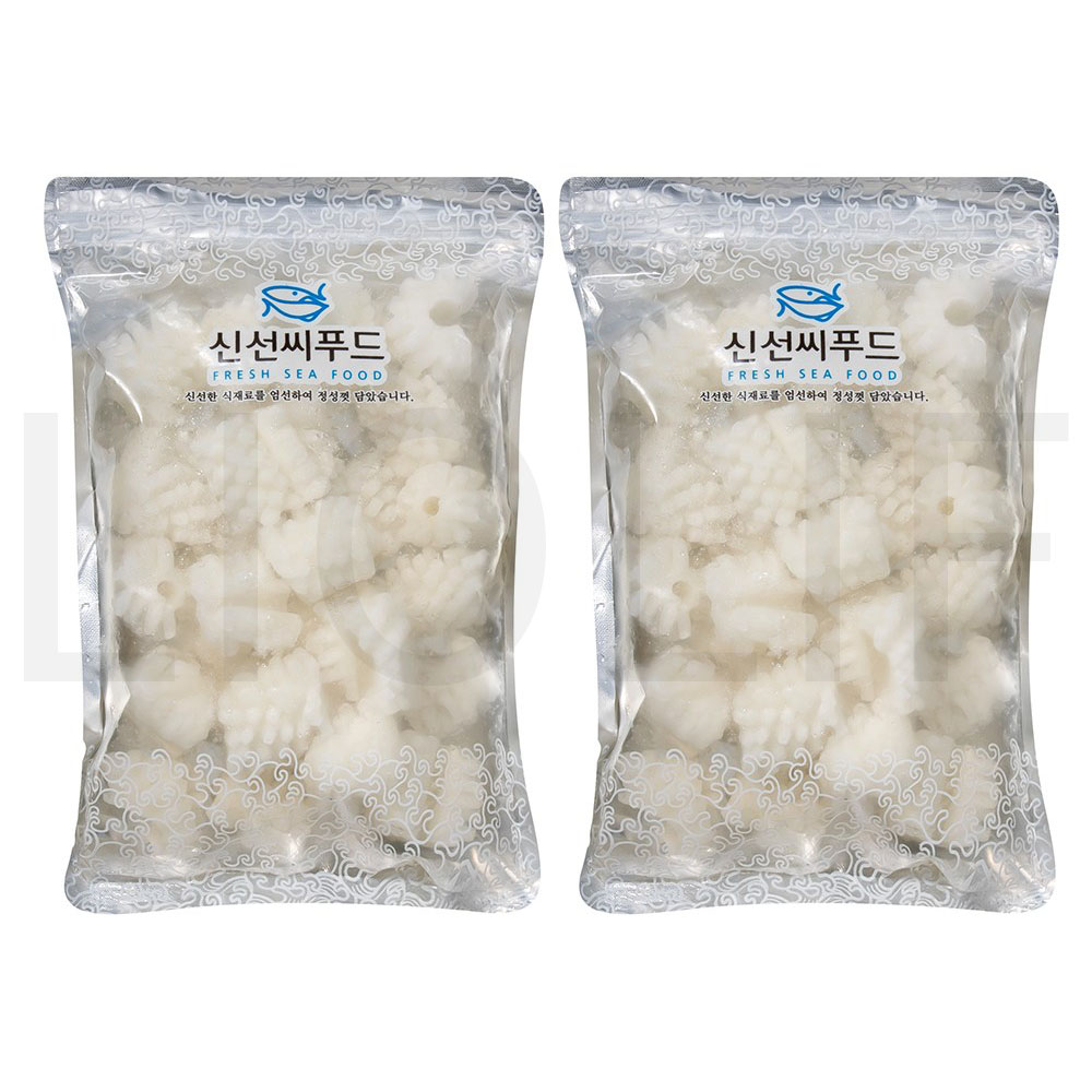신선씨푸드 오징어 솔방울오징어, 500g, 2개입 : SUPER SALE