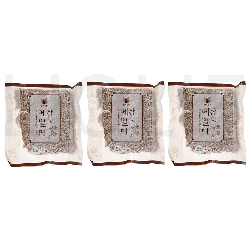 삼호농산 소바 생 메밀면, 1kg, 3개 : SUPER SALE