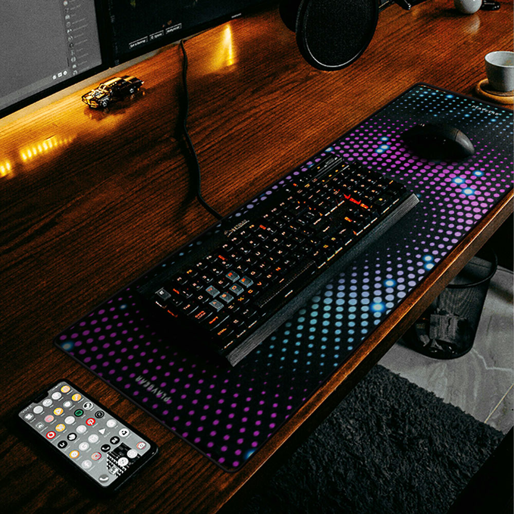 플레이기어 게이밍 마우스 장패드 키보드 마우스패드 PC방 G샤이닝300, 780x300mm : PLAYGEAR