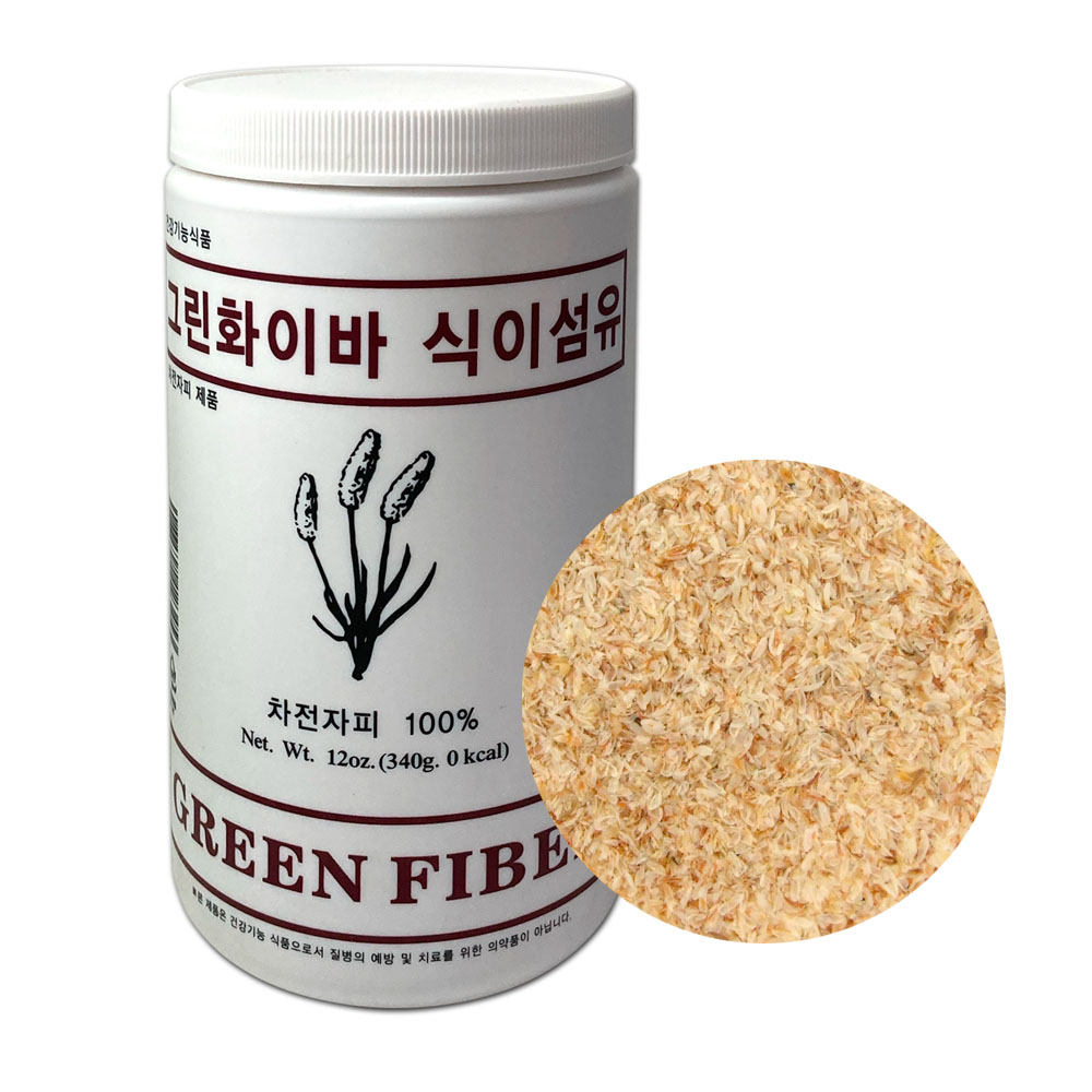 그린화이바 식이섬유 340g 6개 / 차전자피 배변활동 화이버 질경이껍질 : 오마이팜