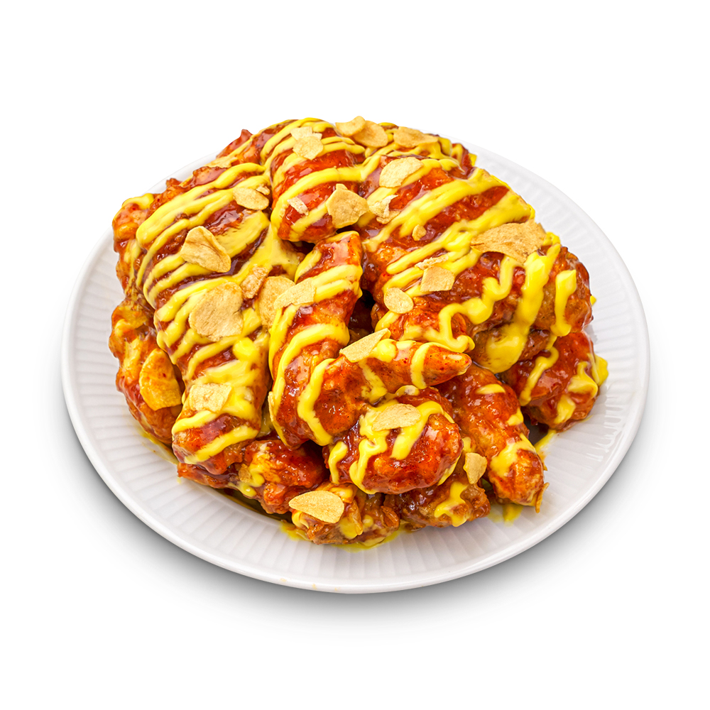 [아주커치킨] 버터링양념치킨 순살500g : 슈퍼콘