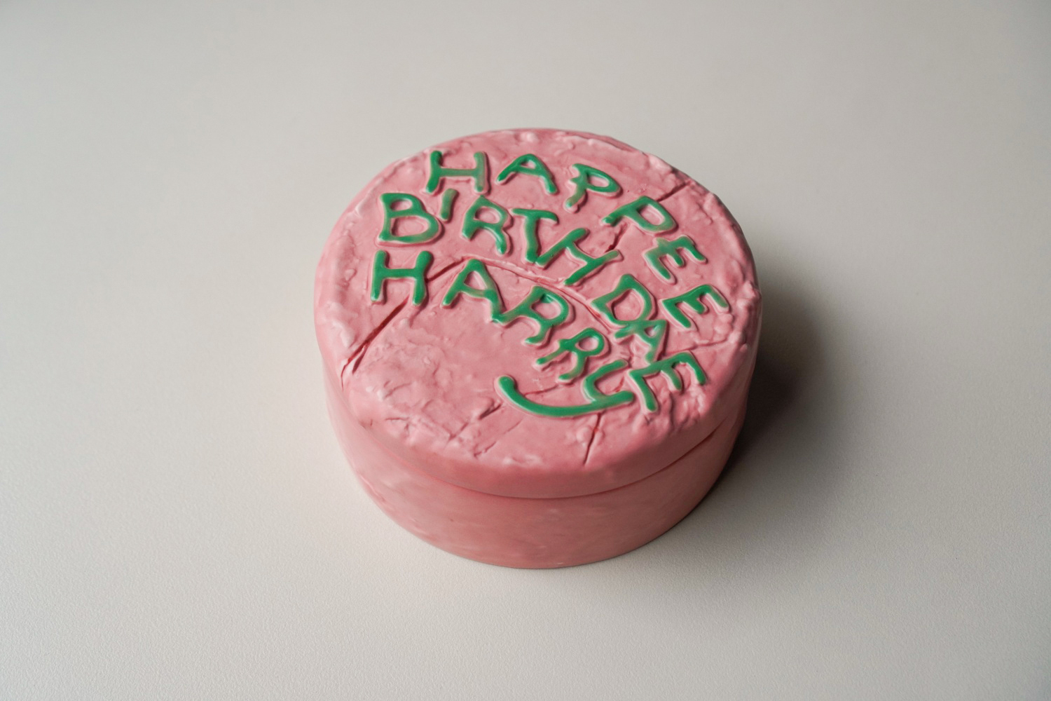 일본 해리포터 생일 케이크 소품 보관함 수납함 도자기 캐니스터 - 생일케잌 해리 해그리드 : 시즈쿠 잡화점