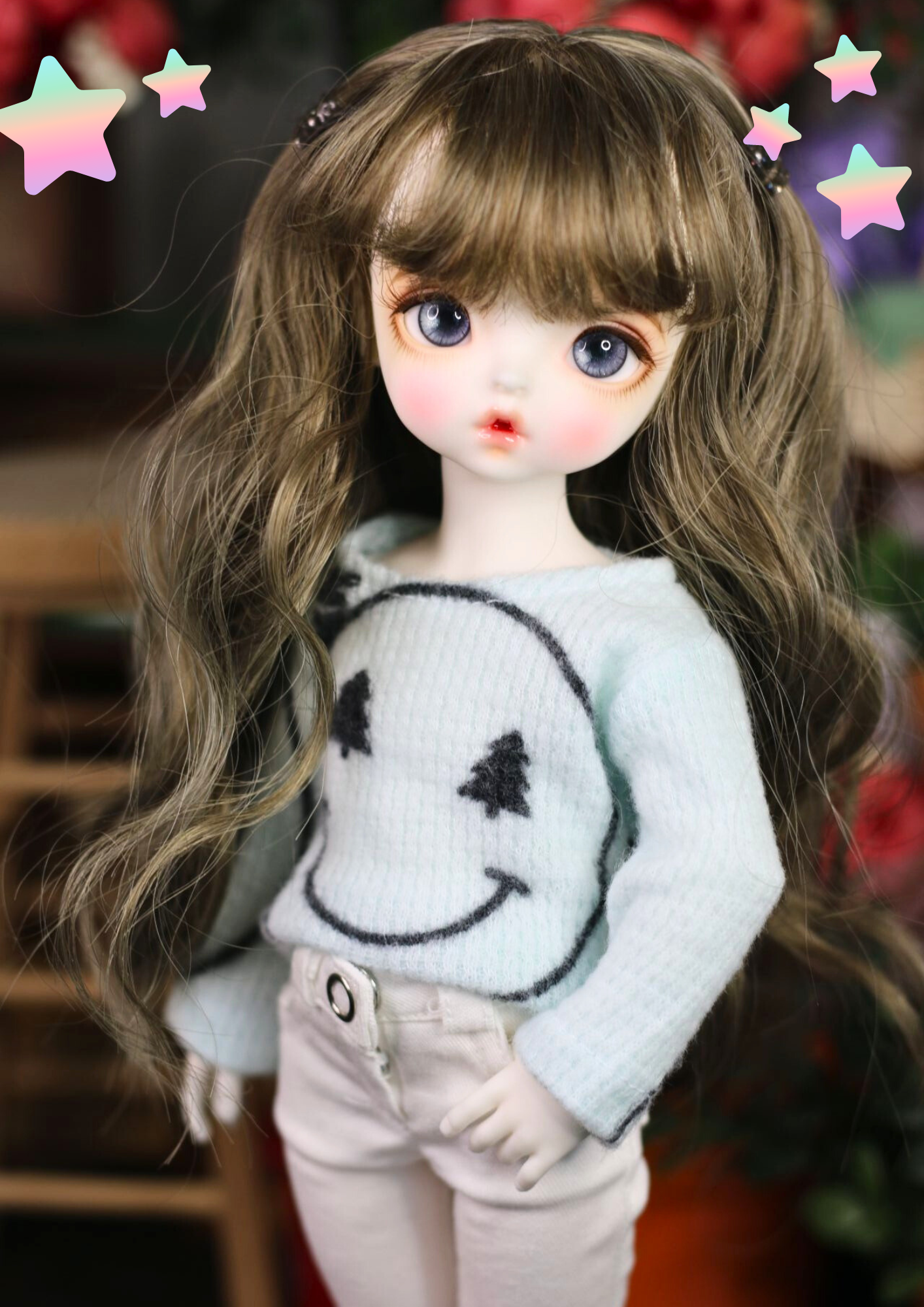 USD 인형옷 ( 스마일니트 ) 구체관절인형 유딩이 26cm bjd 구관옷 구관의상 : 마구샵