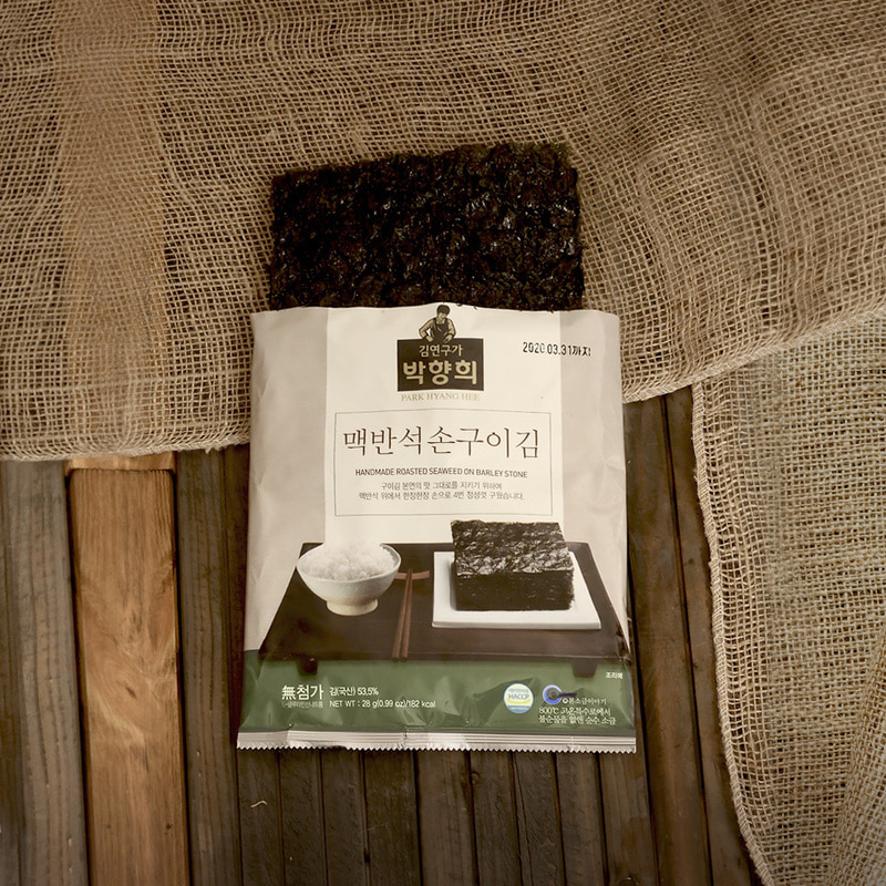 [수제김] 프리미엄 박향희 맥반석손구이김 맛있는 들기름 조미김 전장김22.5g : 박향희김
