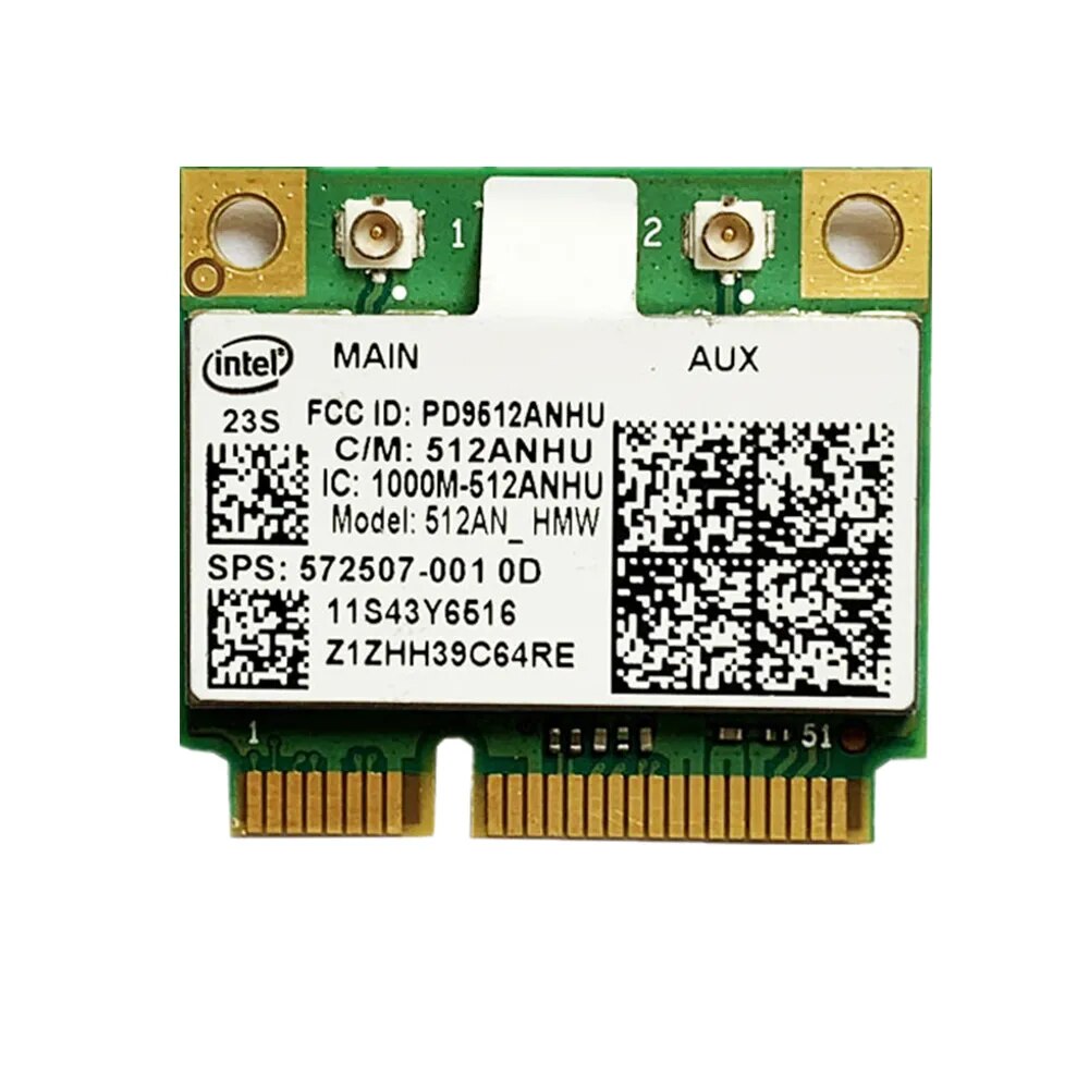 5100 512ANHMW 미니 PCI-E 와이파이 카드 레노버 U150 U160 T400S SL410 SL510 Dv6 Dv7 Dv8 용 300M : 다온통상 DAON