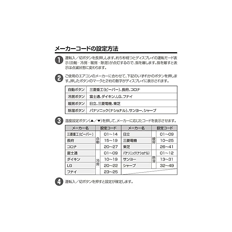 옴전기 큰 단추와 보기 쉬운 표시 에어컨용 리모콘 13메이커 지원 03-2350 OAR-250N : Ottoo 샵