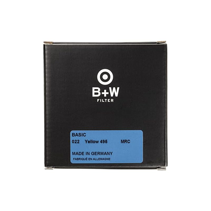 B+W 60mm 베이식 블랙&화이트 옐로우 MRC 022M 유리 필터 : 커민숍
