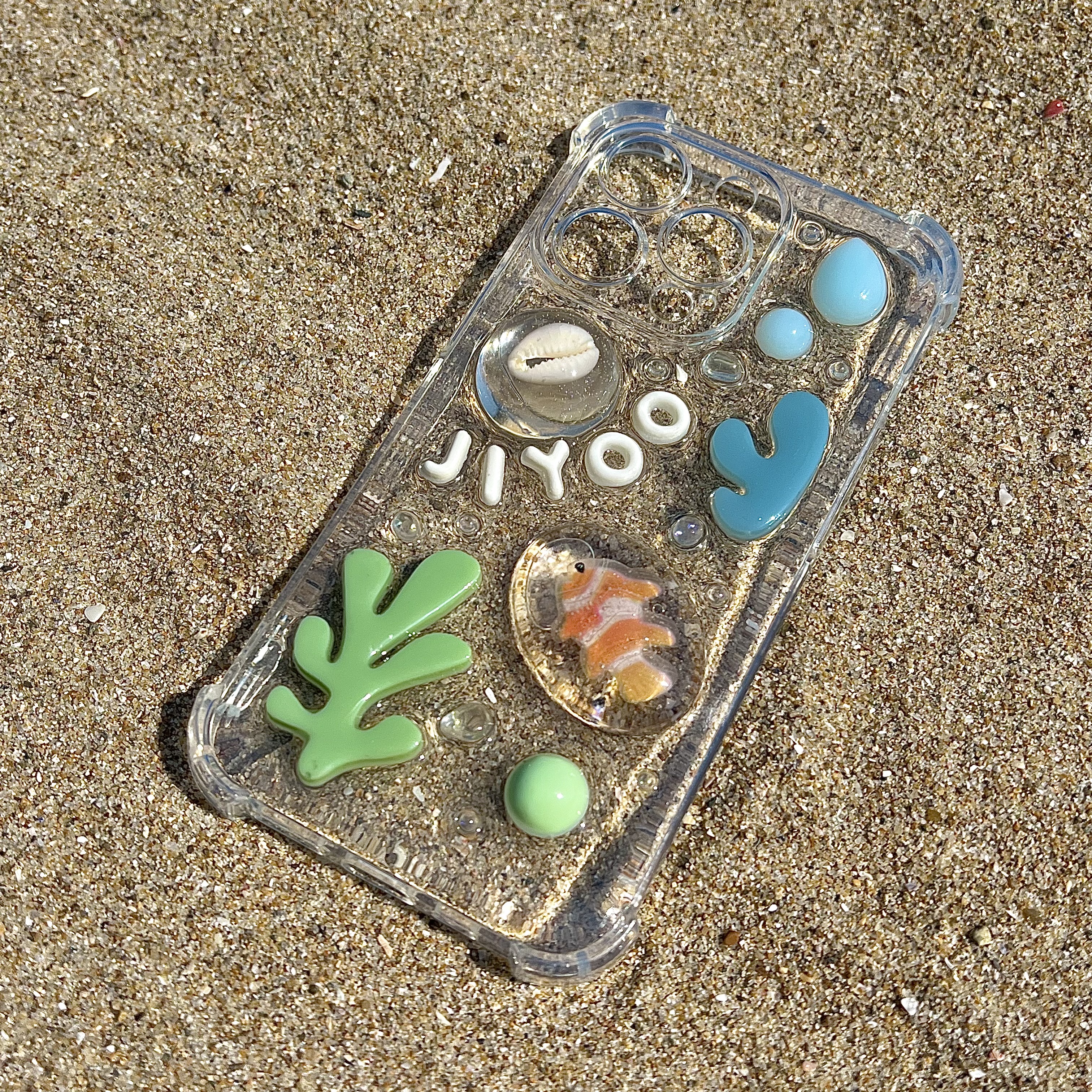 [BEST] under the sea 바다 물고기 레진폰케이스 아이폰 16 폰케이스 : 바이더부산씨