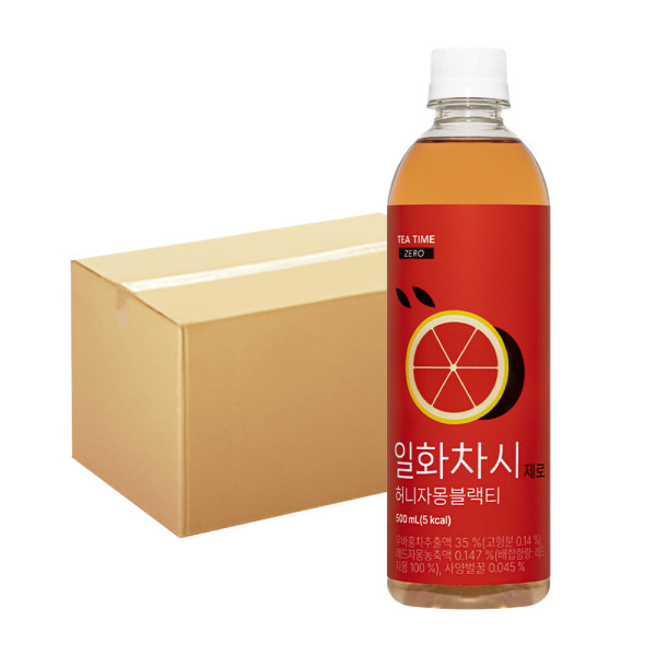 일화 차시 제로 허니 자몽 블랙티 500ml (20개) 프리미엄 블렌딩 칼로리 대량 구매 : 아슈테