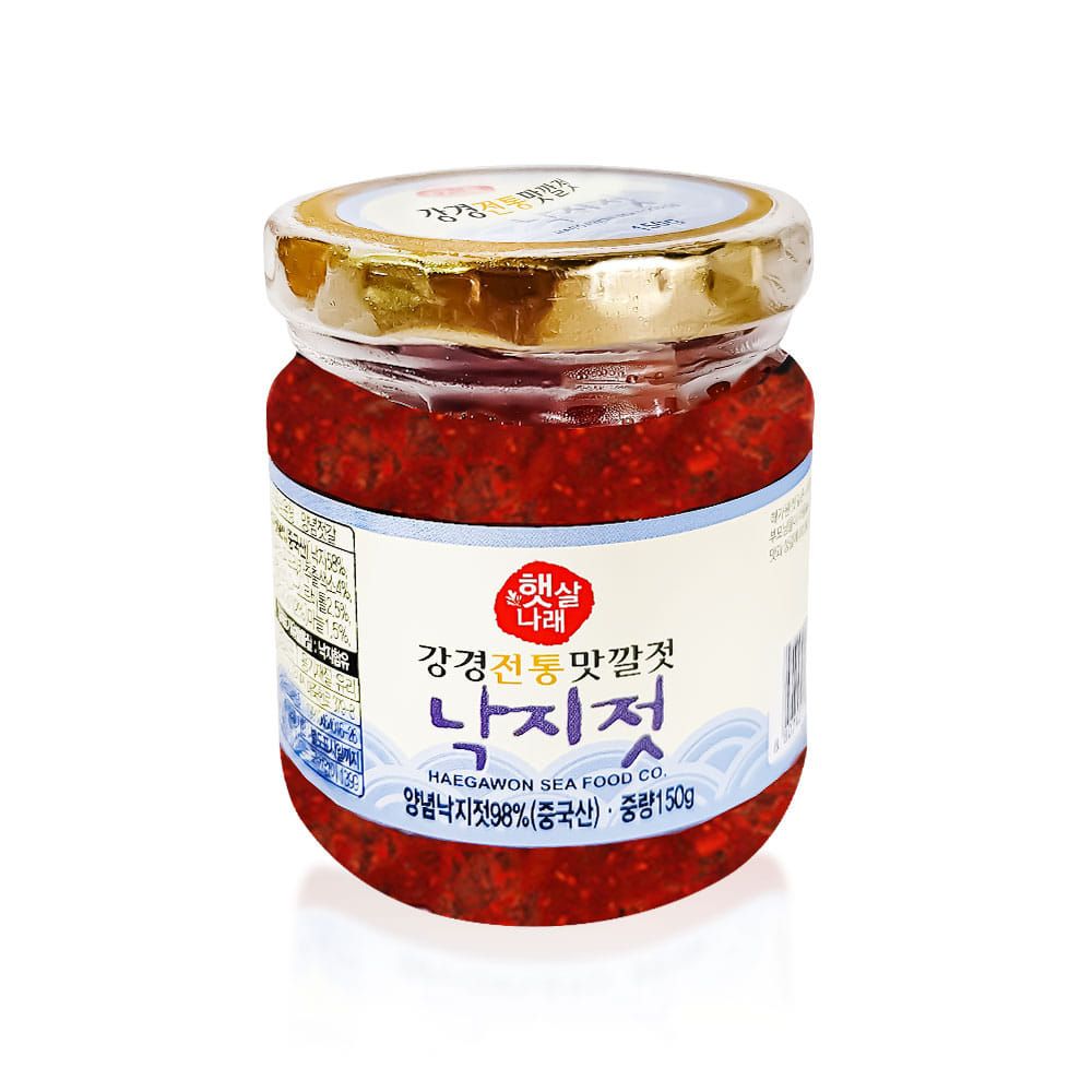 햇살나래 강경 전통 맛깔젓 낙지젓 150g : 꽁지삼촌