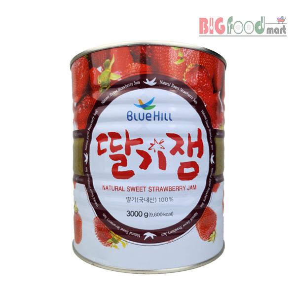 진산 블루힐 딸기쨈(국내산) 3kg : 빅푸드마트