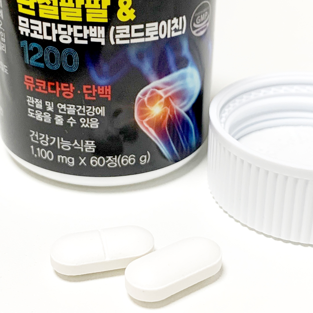 [대웅생명과학] 건강기능식품 소연골분말 관절팔팔&콘드로이친1200 (360정 : 60정×6병) : PQRLIFE