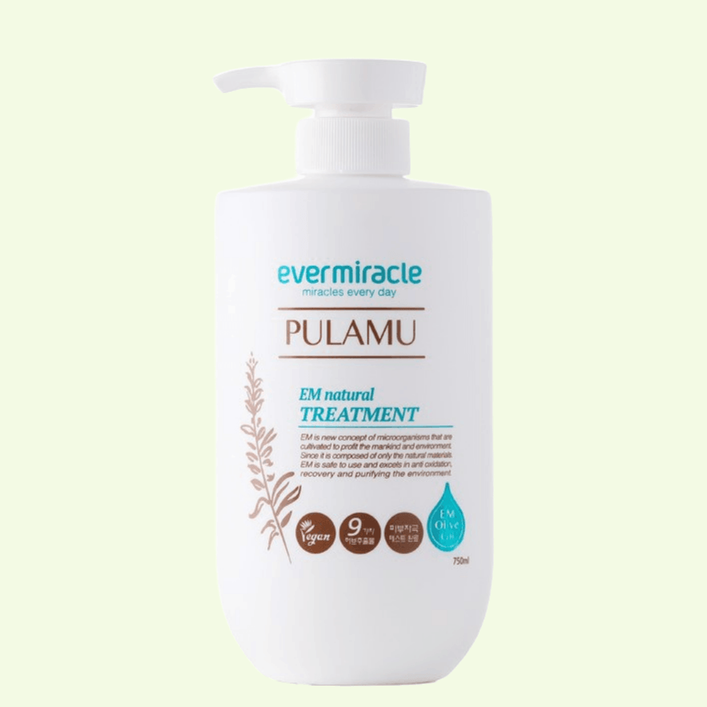 에버미라클 EM 풀라무 내추럴 헤어트리트먼트 750ml × 1개 : 블리스하이