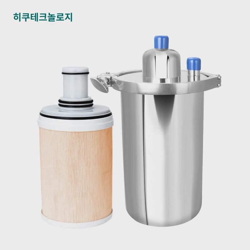 히쿠 304 스테인리스 스틸 케이스는  정수기 시범 공구 이노겐 필터 용에 적합 : 스트로크1