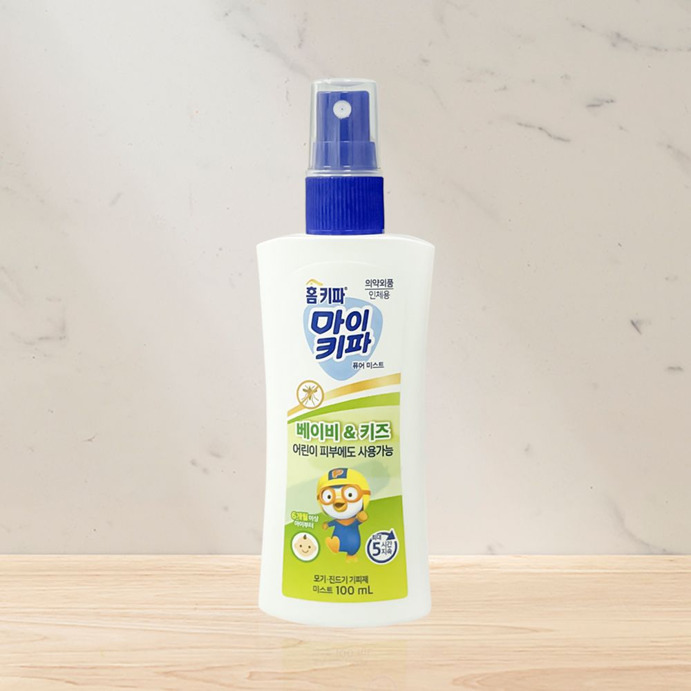 홈키파 마이키파 베이비 앤 키즈 퓨어미스트 100ml 모기 진드기 기피제 : 주식회사 봄봄