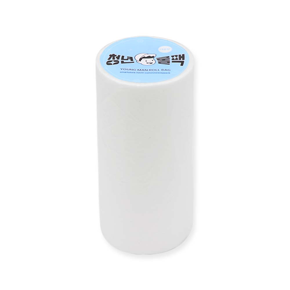튼튼한 국산 가정용 롤팩 17X25 1롤 위생 크린 롤백 위생백 : 용기청년
