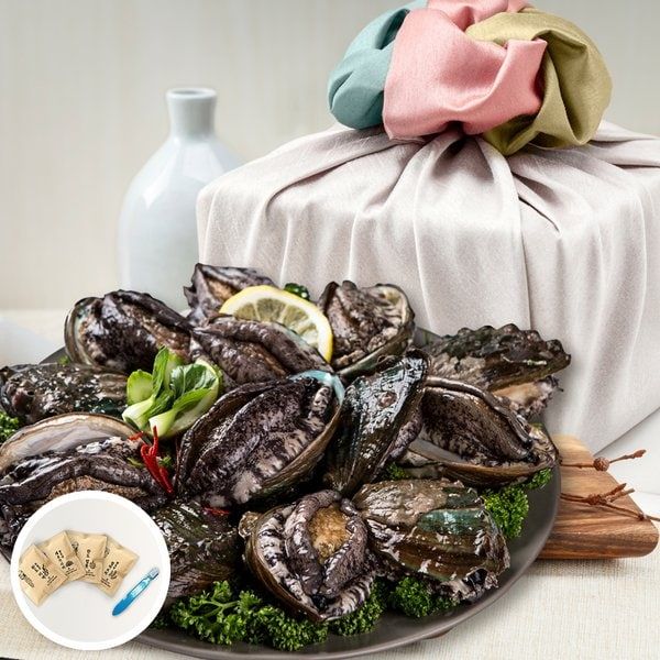 선물세트 3대전통 영진수산 완도전복(중)15-16미1kg-사은품증정(산지직송산소포장)_국내산(양식) -인증 : 하늘집