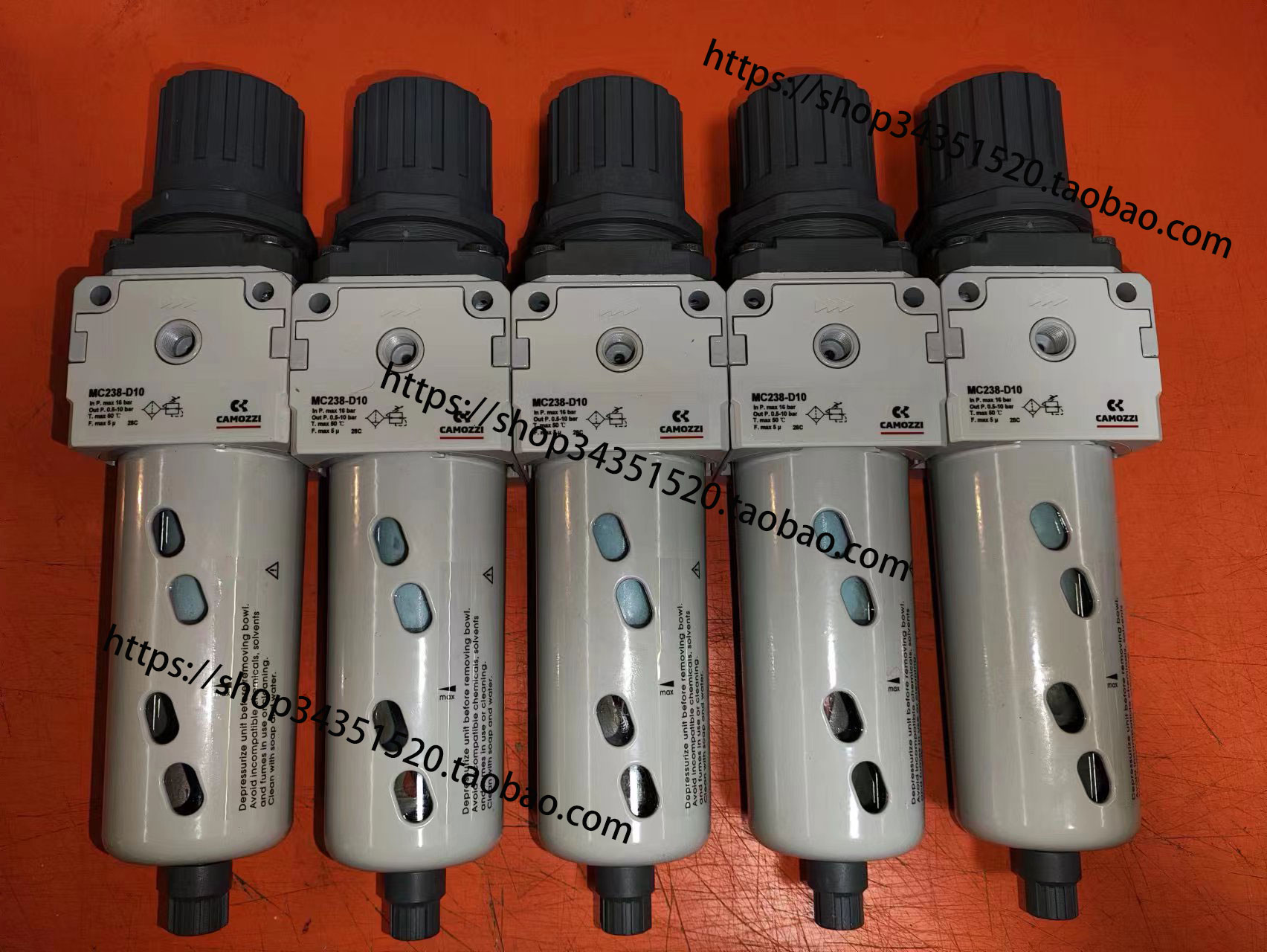 맞춤형 Camozzi MC238-D10 압력 조절기 MC104-D00 윤활유 : 대영유통