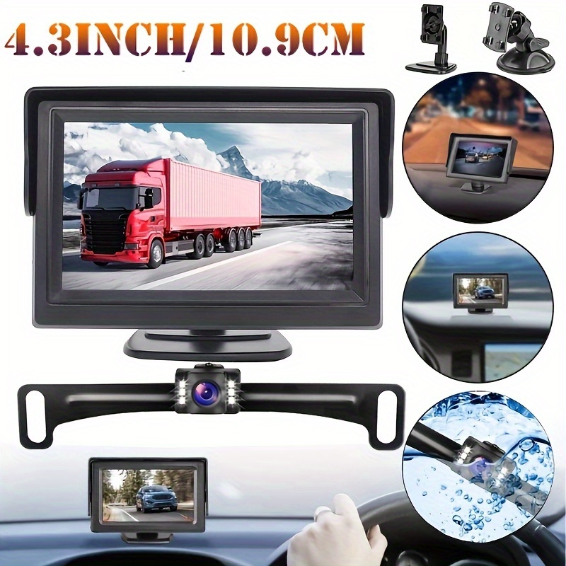 안드로이드오토 올인원 HUD 카메라 후면보기 백업 43인치 HD 디스플레이 LCD 모니터 : 글로브14