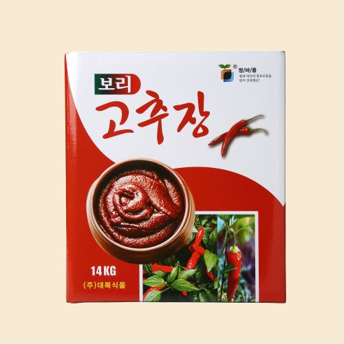 땅바풍 전통 재래식 명품 보리고추장 14kg 1년숙성 고추장 : 땅바풍