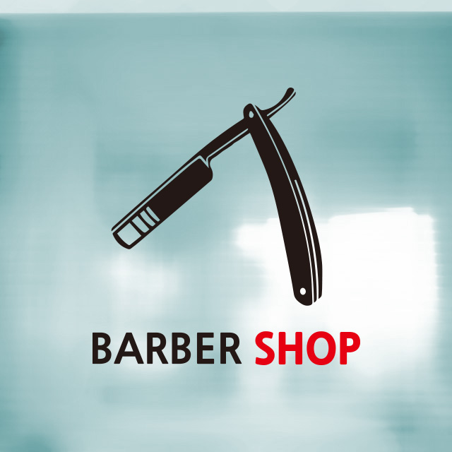 barber shop / 바버샵 스티커 미용실 이발소 헤어샵 : 나희파파
