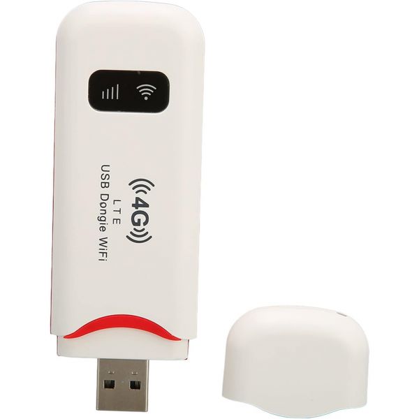 4G LTE USB WiFi 모뎀 홈 트래블 오피스용 휴대용 라우터 모바일 인터넷 장치 SIM 카드 슬롯이 있는 핫스팟 무선 네트워크 지원 10개... 
