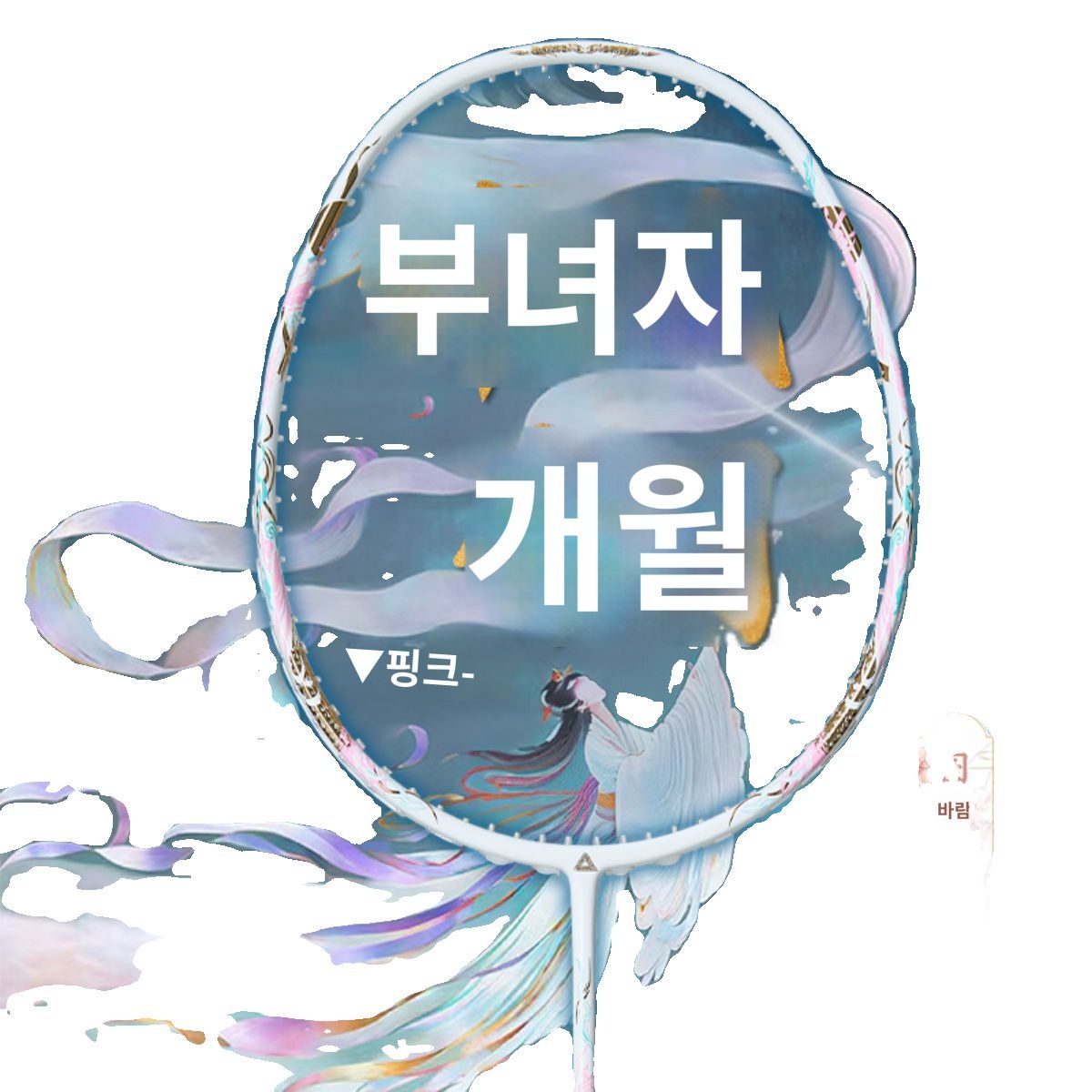 픽 풀  배드민턴 라켓 싱글 라켓 섬유 초경량 내구 5u  학생 싱글 창어 달나라 : 달마티아