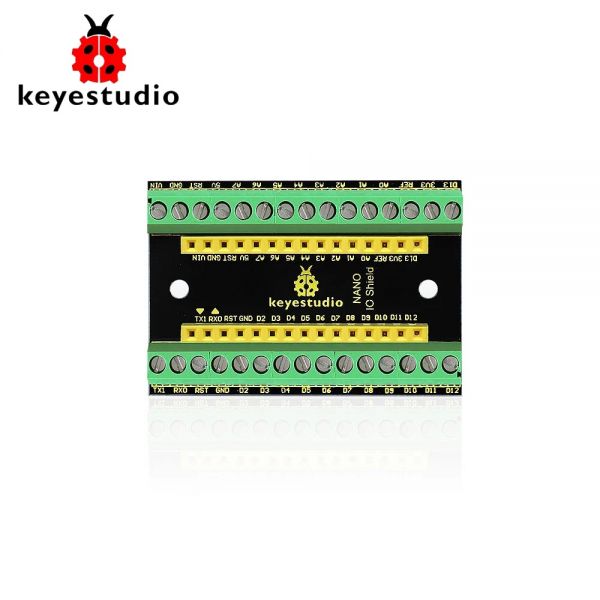 키스튜디오 Keyestudio 나노 IO 쉴드 컨트롤러 터미널 어댑터 확장 보드, 아두이노 나노용 : 디미종합상사
